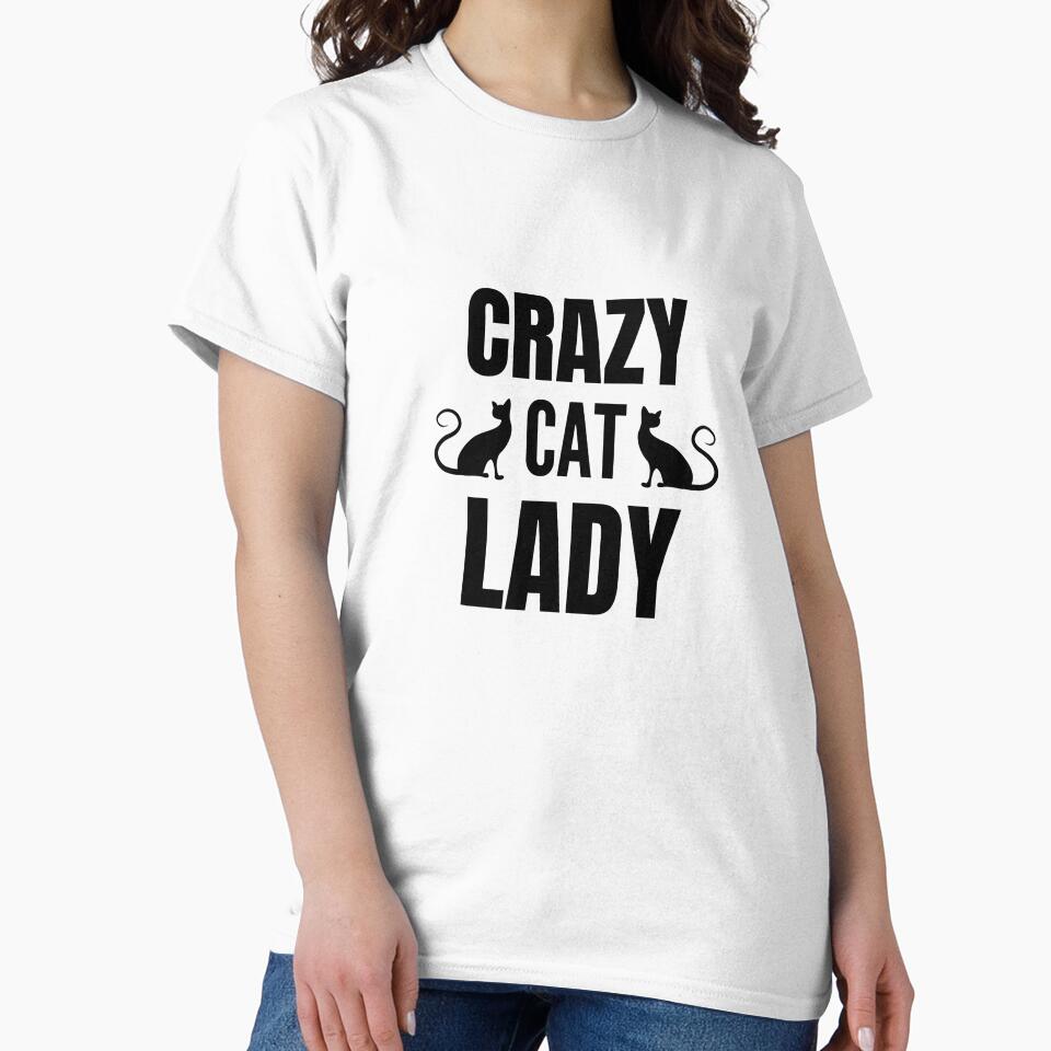 Crazy Cat Lady With Two Black Cats by HappyLife4U