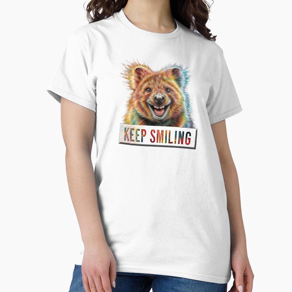 Rainbow Bliss: The Quokka's Smile by NickTaroDesign