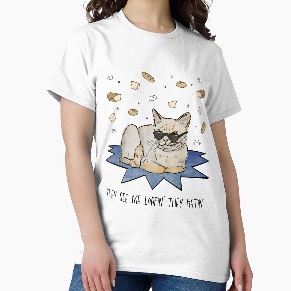 They see me loafin' they hatin' cattitude illustration by FabiolaSantos