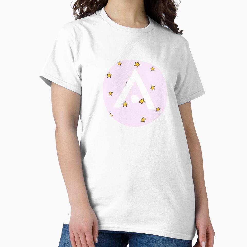 Pastel Pink and Yellow Stars Aveda Logo by Dalaura