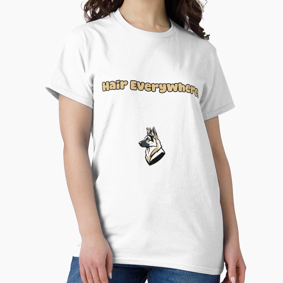Hair Everywhere Dog Owner Life Funny Pet Design by NatureUnleashed