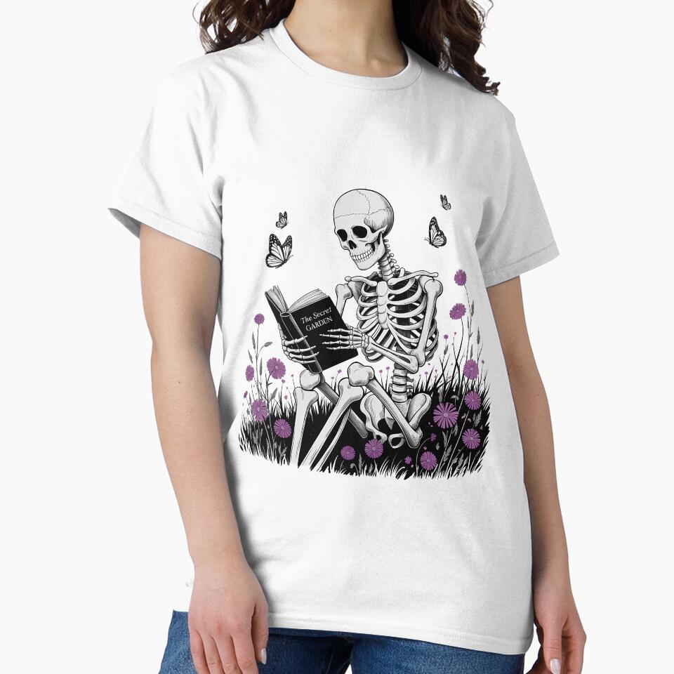 Reading Skeleton by kraftedbykate17