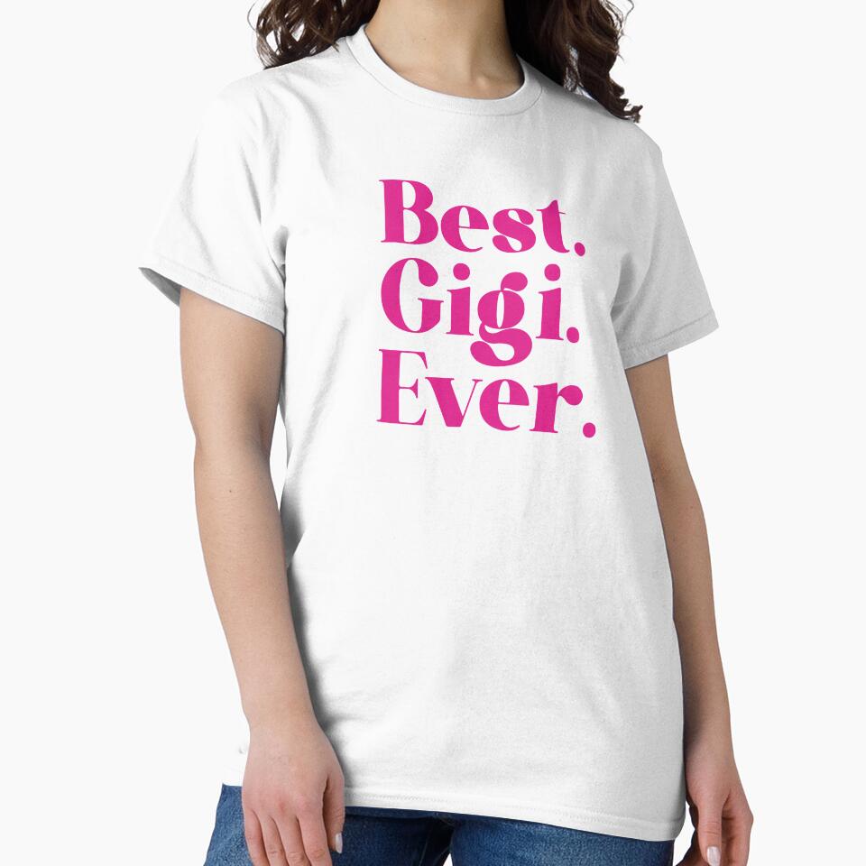 Best Gigi Ever Modern Pink Typography Mother's Day by darkskydelights