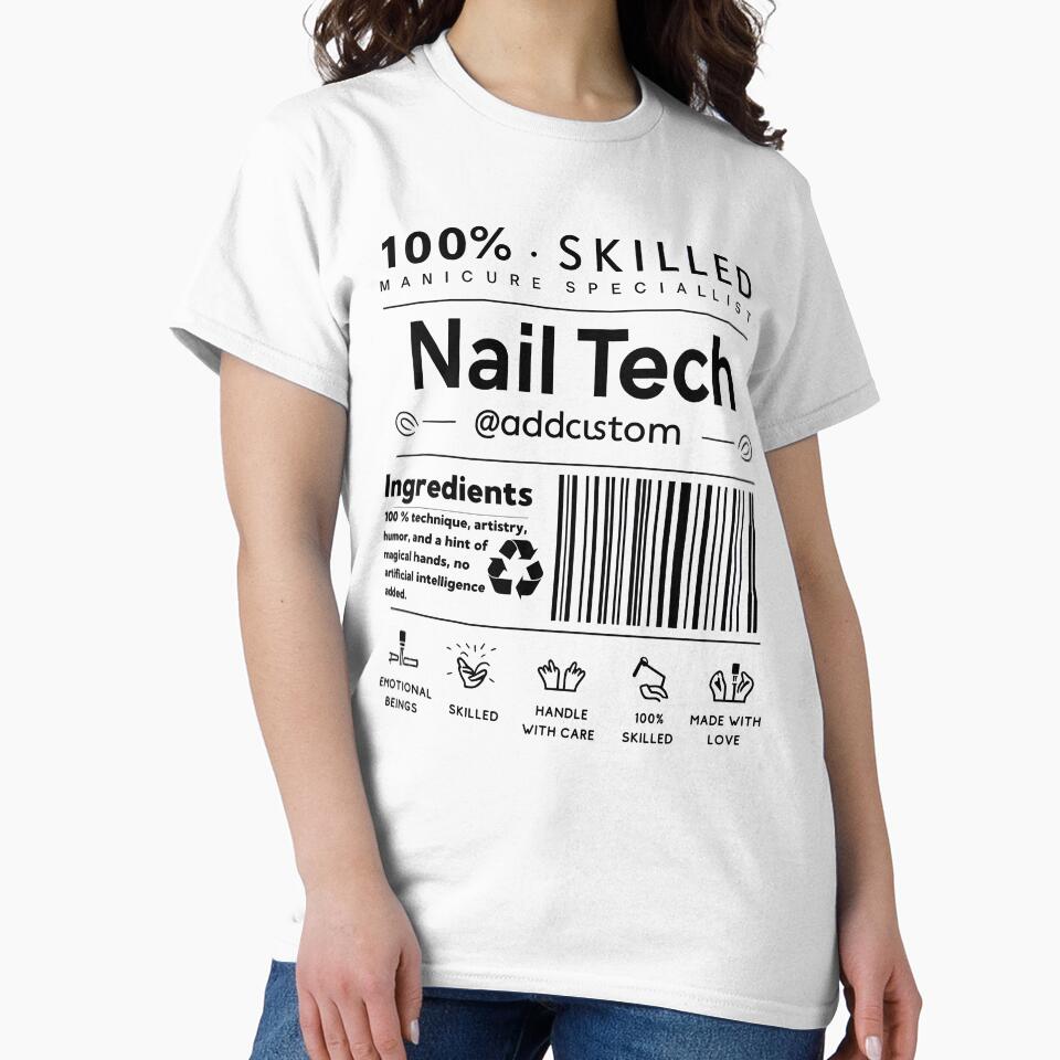 Nail Tech, Nail Artist, Manicurist, Personalized, Cosmetology Grad, Nail Technician, Salon by Creatiforge