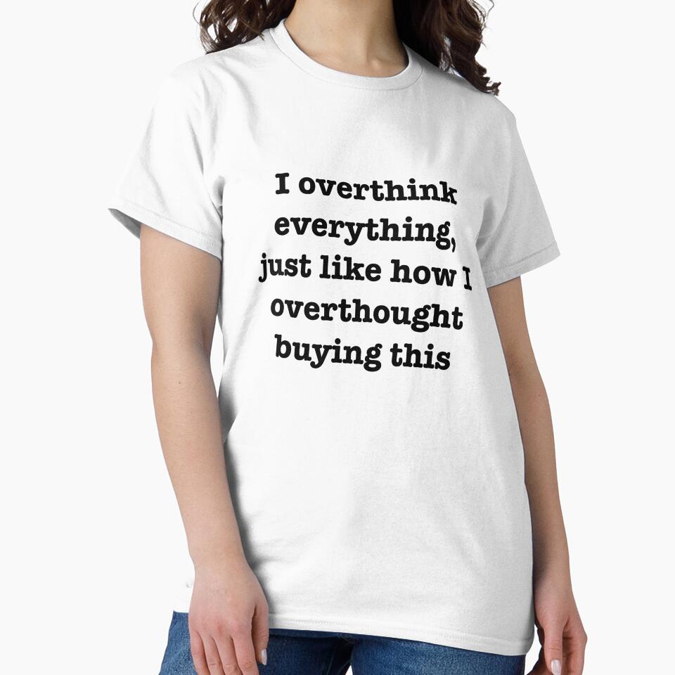 Overthinking Everything Typography Design by Slletterings