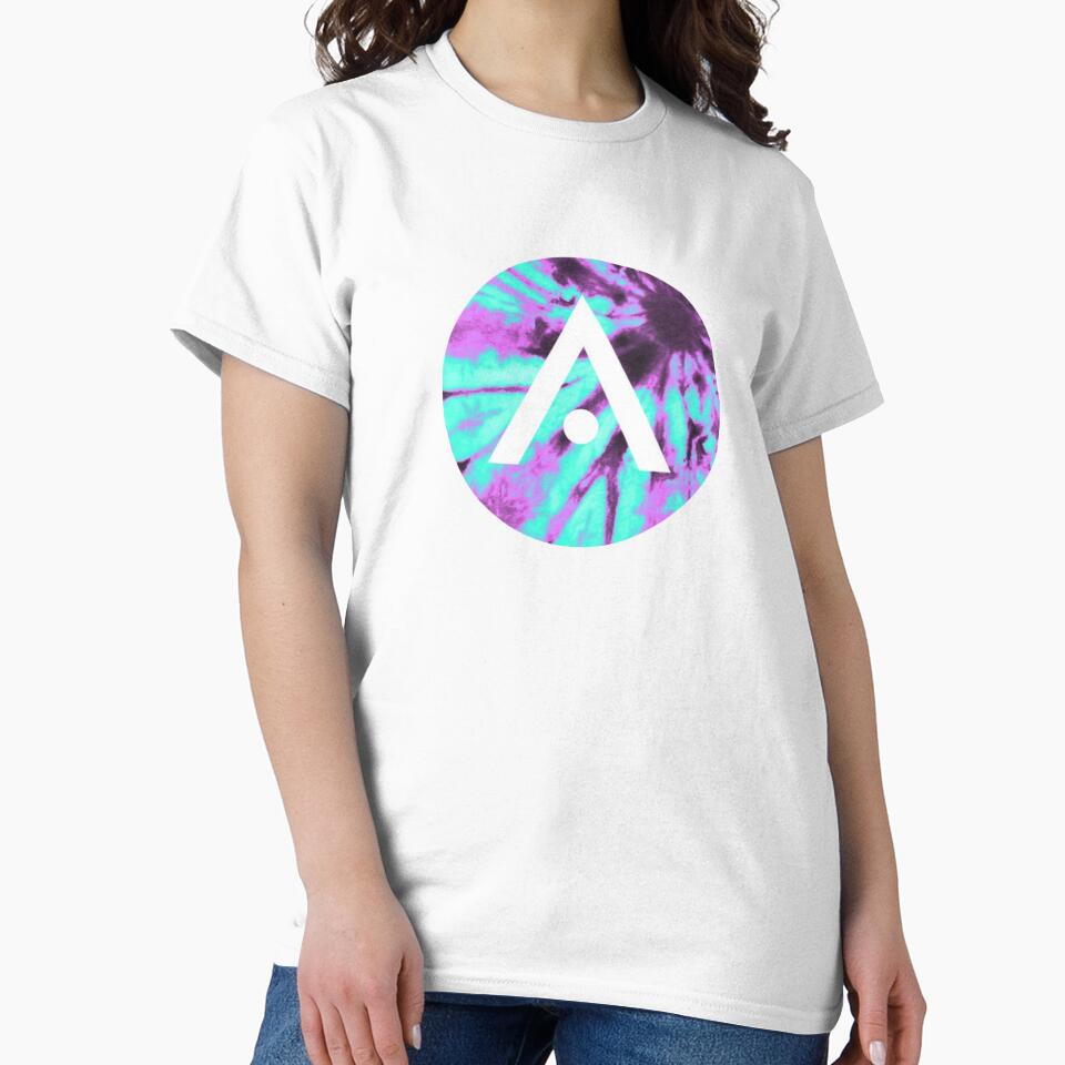 Blue and Purple Tie Dye Aveda Logo by Dalaura