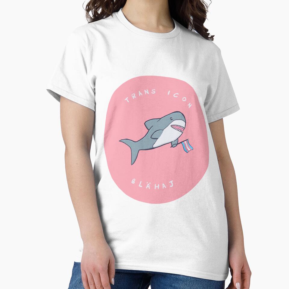 Trans Icon Blahaj - IKEA Shark inspired design by AdelinePurdy