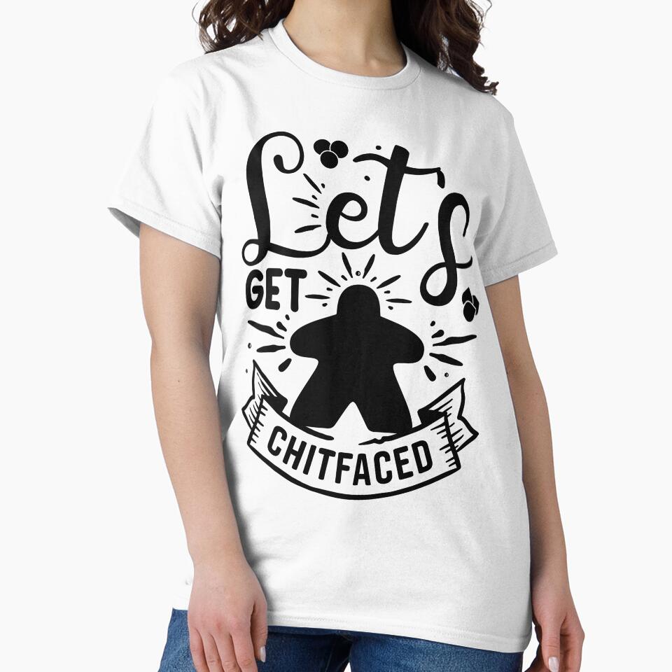 Let's Get ChitFaced - Meeple Board Game Gift by BeamGeeks