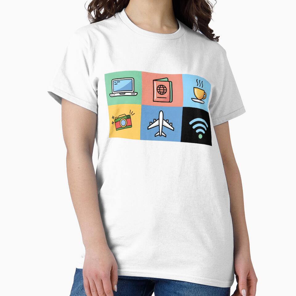 Digital Nomad Essentials – Global Travel Icons by 404wearpl