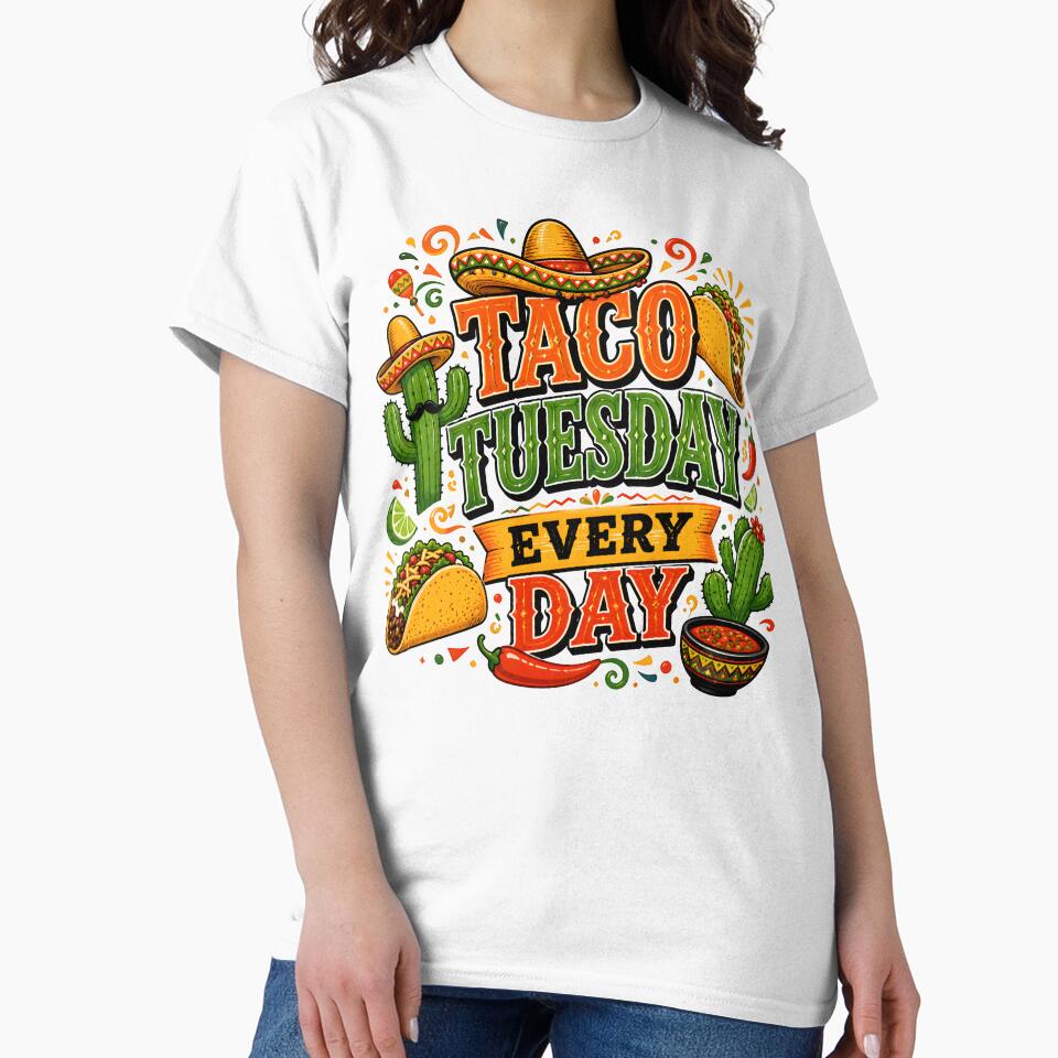 taco lover, tacos, taco night, taco truck, taco shirt by TrueArtVibes
