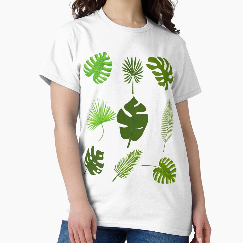 Jungle leaves botanica garden by behappyshirts