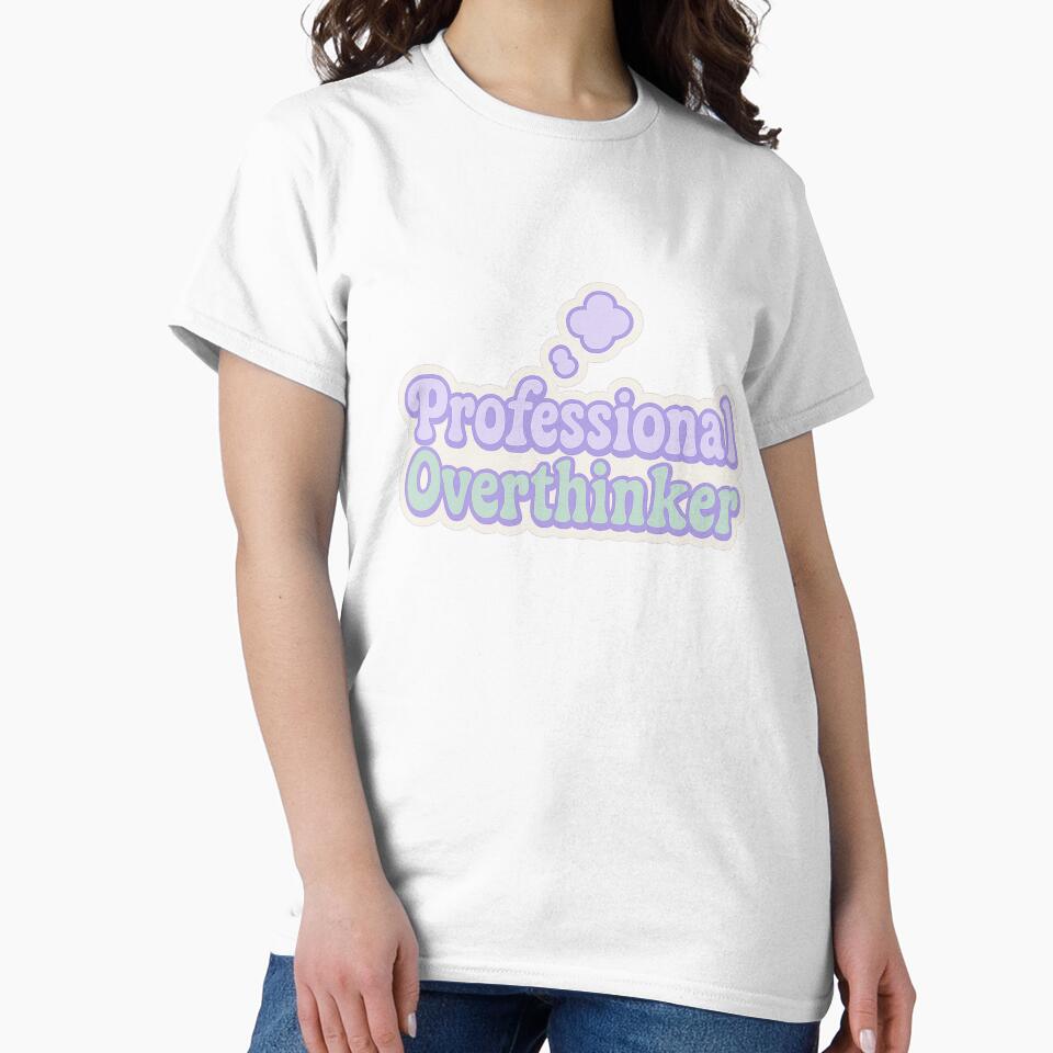 Professional Overthinker Text Sticker by Rue Market