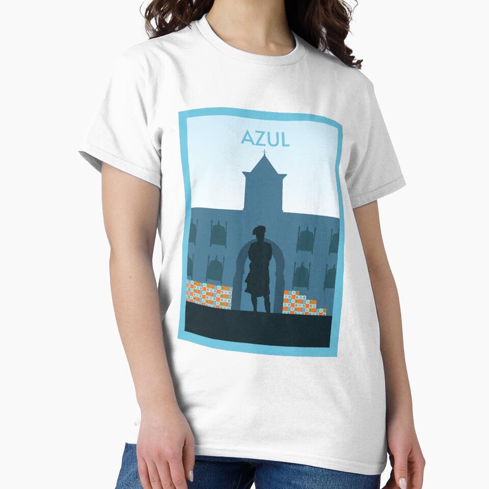 Azul - Board Games - Minimalist Travel Poster Style - Board Game Art by MeepleDesign