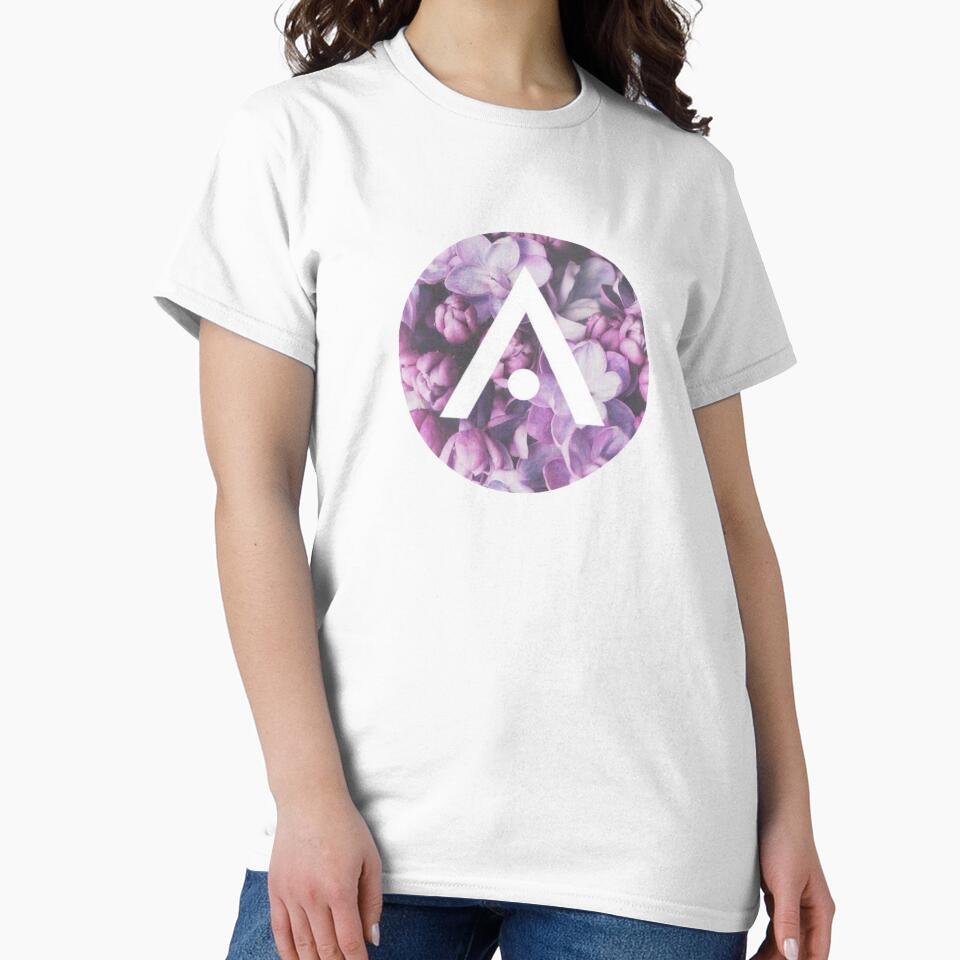 Pastel Purple Lilac Flowers Aveda Logo by Dalaura