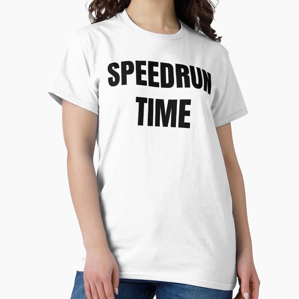 Speedrun Time – Bold Gamer Statement Text by PHRASEandSTYLE