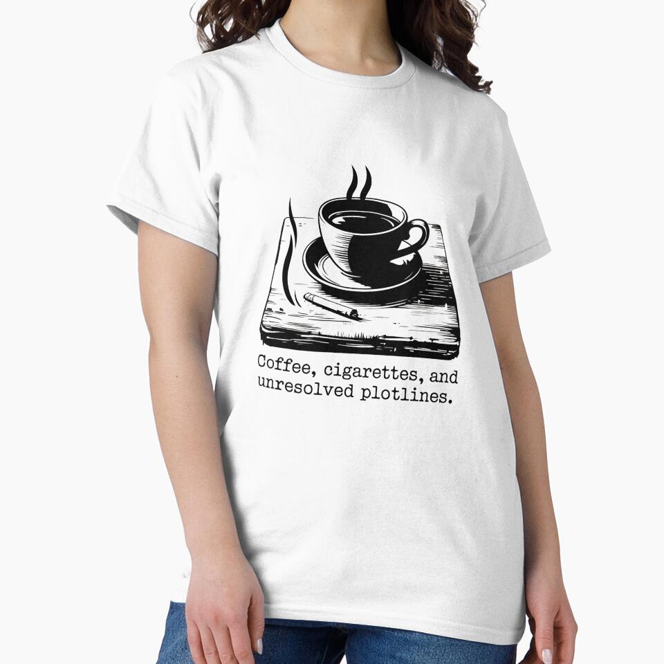 Coffee, cigarettes, and unresolved plotlines classic noir film by CogniCraft
