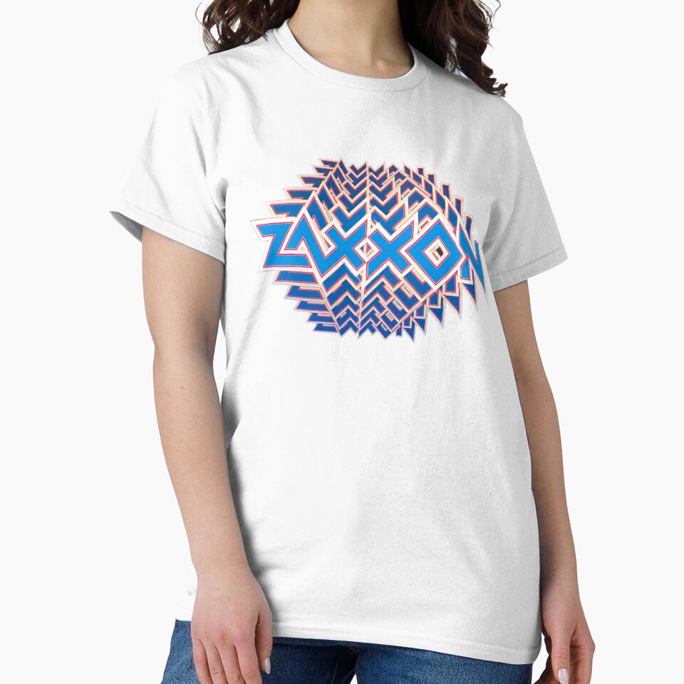 Zaxxon Game Logo by Retr0Tshirts
