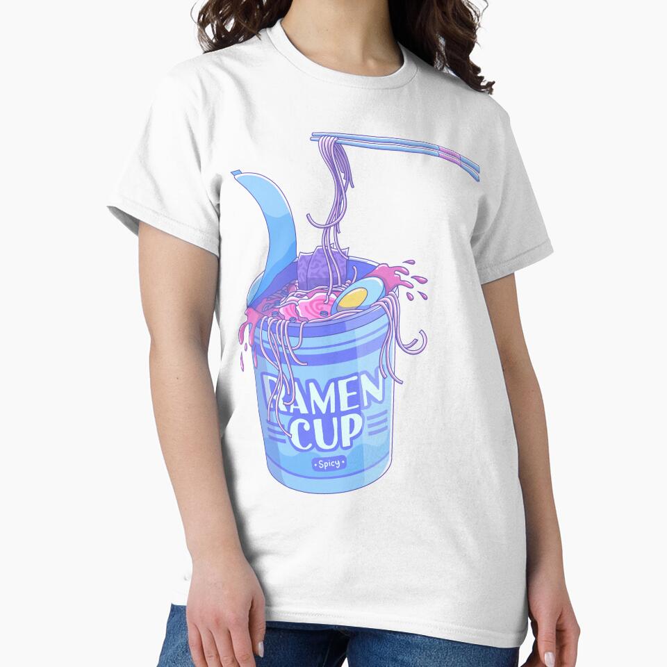 Vaporwave Noodles Art by exhozt