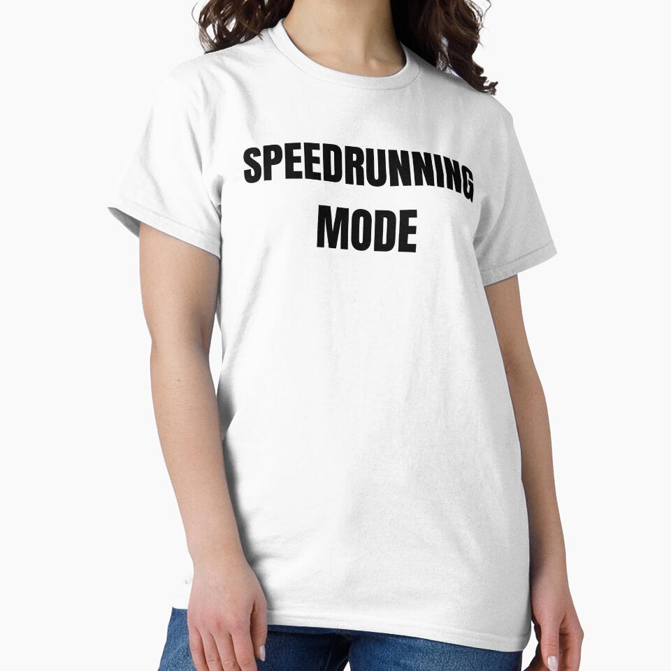 Speedrunning Mode – Bold Minimal Text Gaming Design by PHRASEandSTYLE