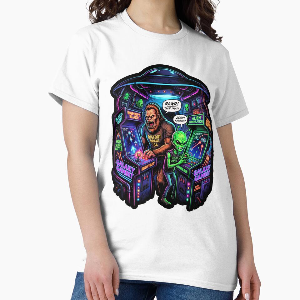 Bigfoot Alien Arcade by WoodburyLake