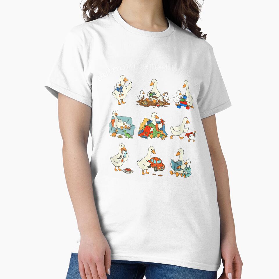 Outnumbered By Boys Cute Duck Mom Life With Many Baby Ducks by Daisy Grimes