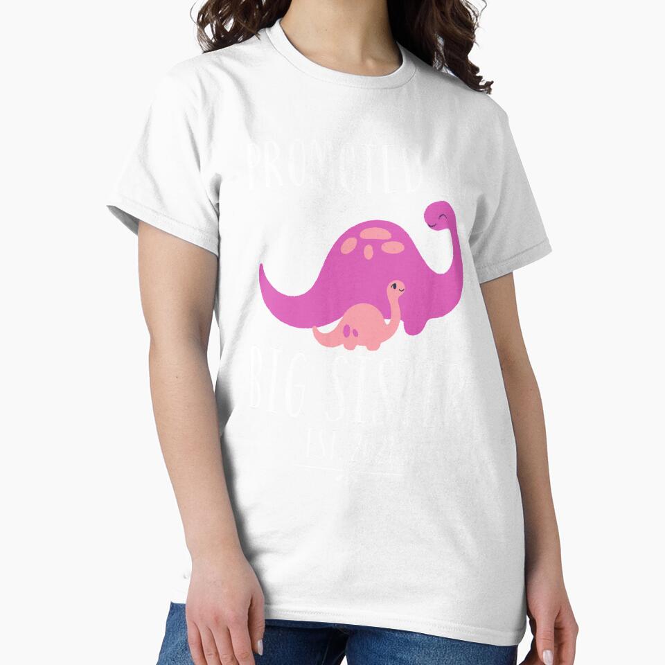 Promoted To Big Sister 2021 - Perfect Cute Dinosaur Sis Gift by Shop signer
