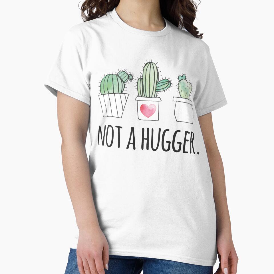 Not a Hugger Funny Gardeners Outfit Succulent Cactus by mejeoshop