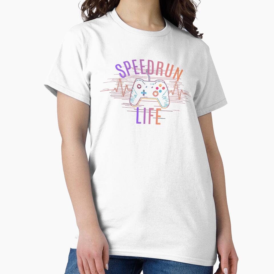 Retro Vaporwave Speedrun Life Controller Design by PHRASEandSTYLE