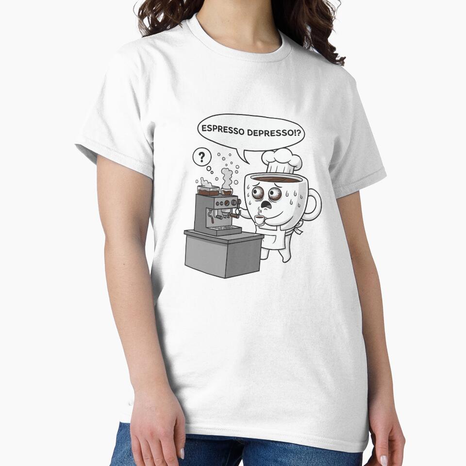 Espresso Depresso Sad Coffee Cup Barista by arossvy