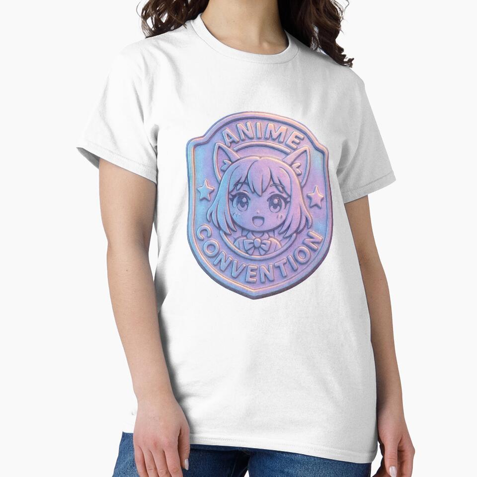 Anime Convention Anime Girl Badge by Creative88Art