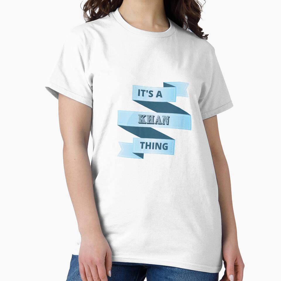 Its A Khan Thing Surname Design by Gramsta