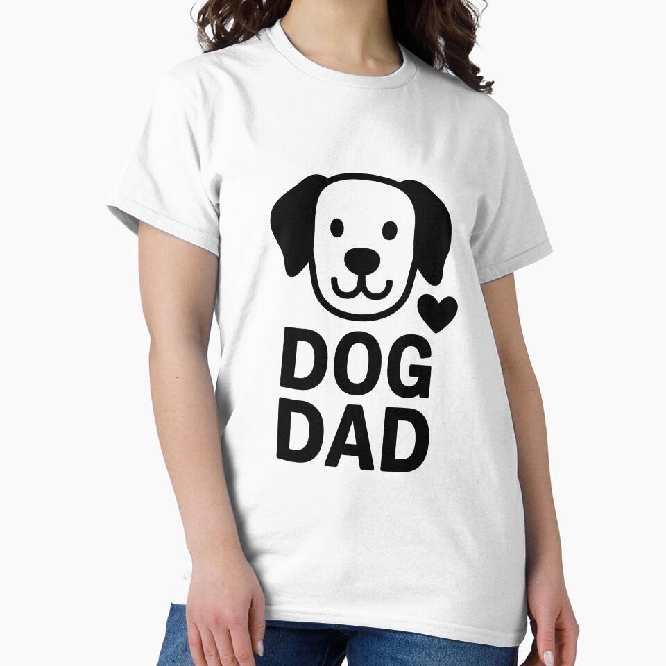 Dog Dad – Bold Minimalist Pet Lover Design by CkerCky