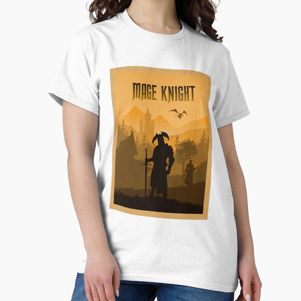 Mage Knight - Board Games - Minimalist Travel Poster Style - Board Game Art by MeepleDesign