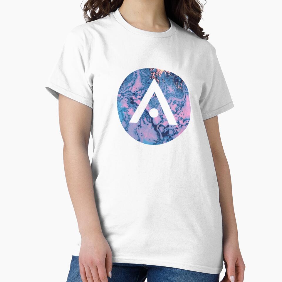 Pink and Blue Marble Aveda Logo by Dalaura