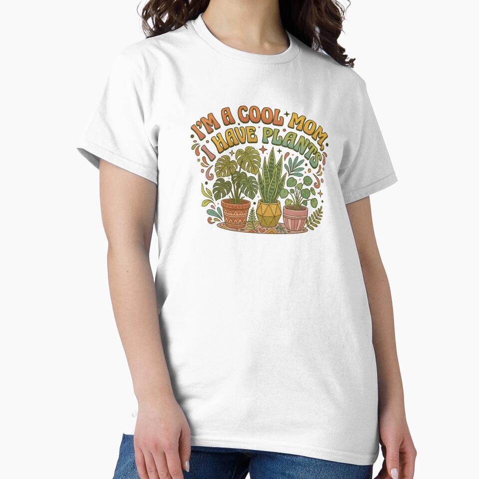 Retro Cool Mom I Have Plants Funny Plant Lady by Peitaaa121