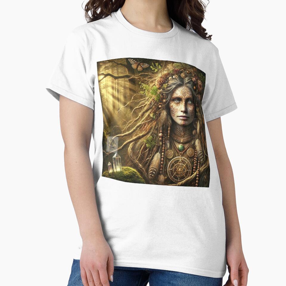 Earth Crystal Shaman - Guardian of Sacred Energy by Te-Ane