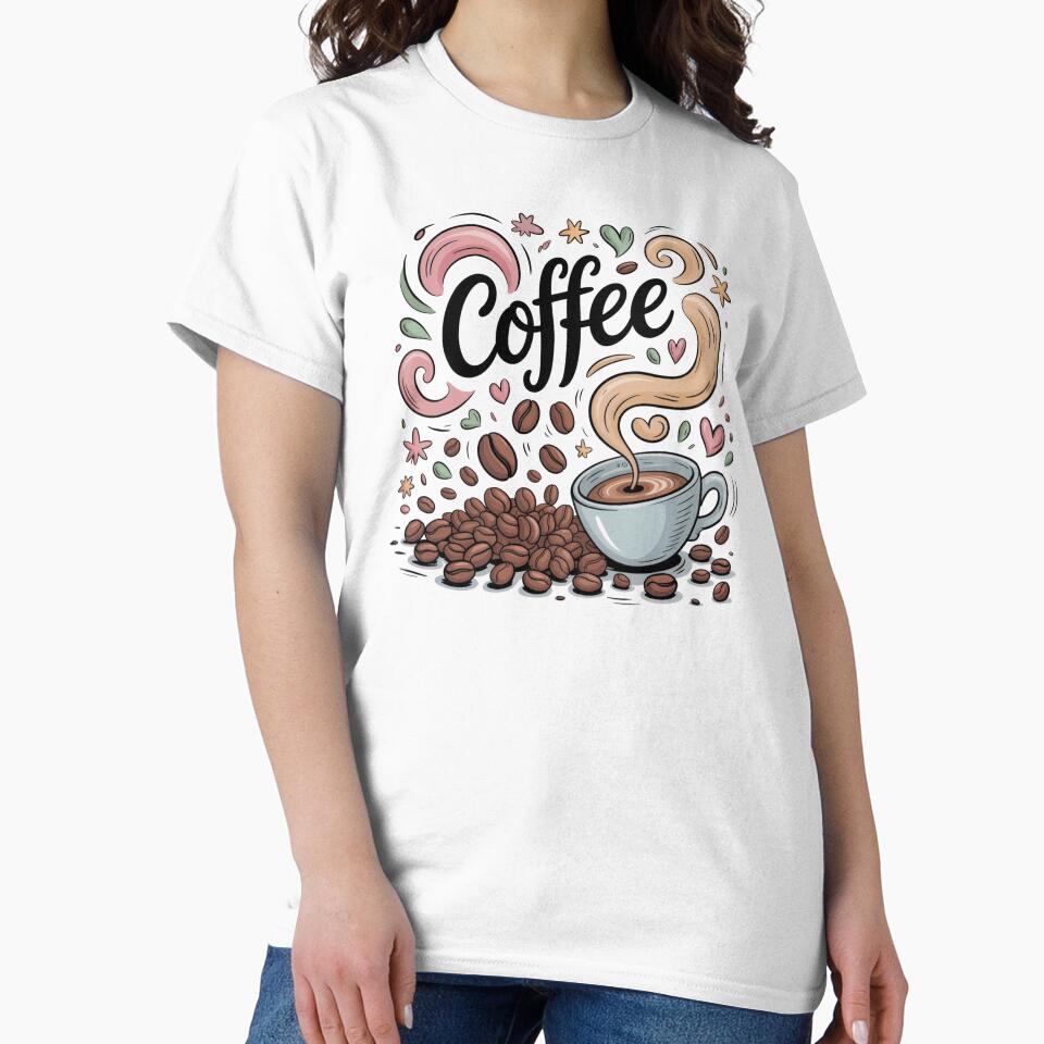 Coffee Barista Humor Caffeine Lover Morning Energy Vibes by MagicSD Designs