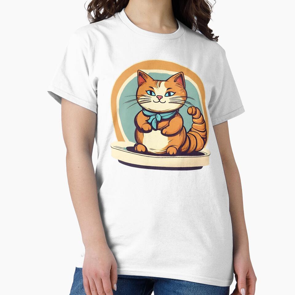 Croissant cat by Eolithic