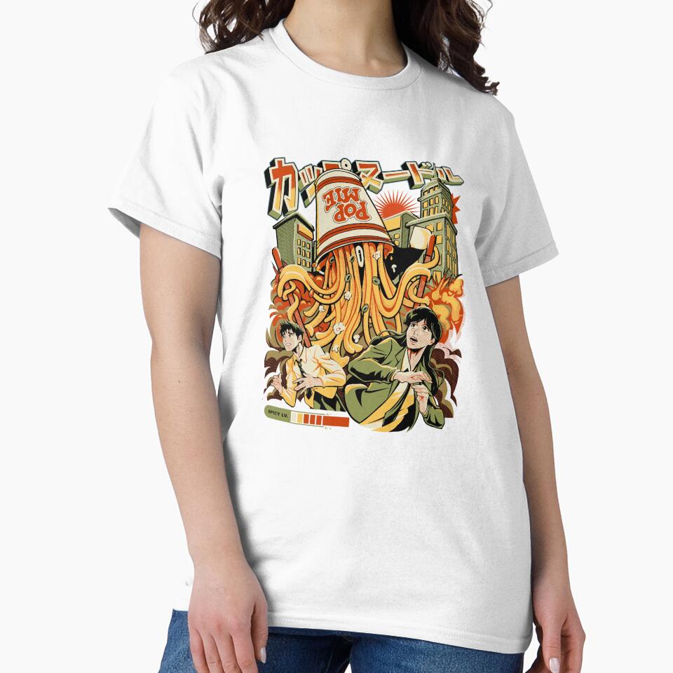 Cup Noodle Monster Attack – Retro Manga Chaos by Pupung oktavian