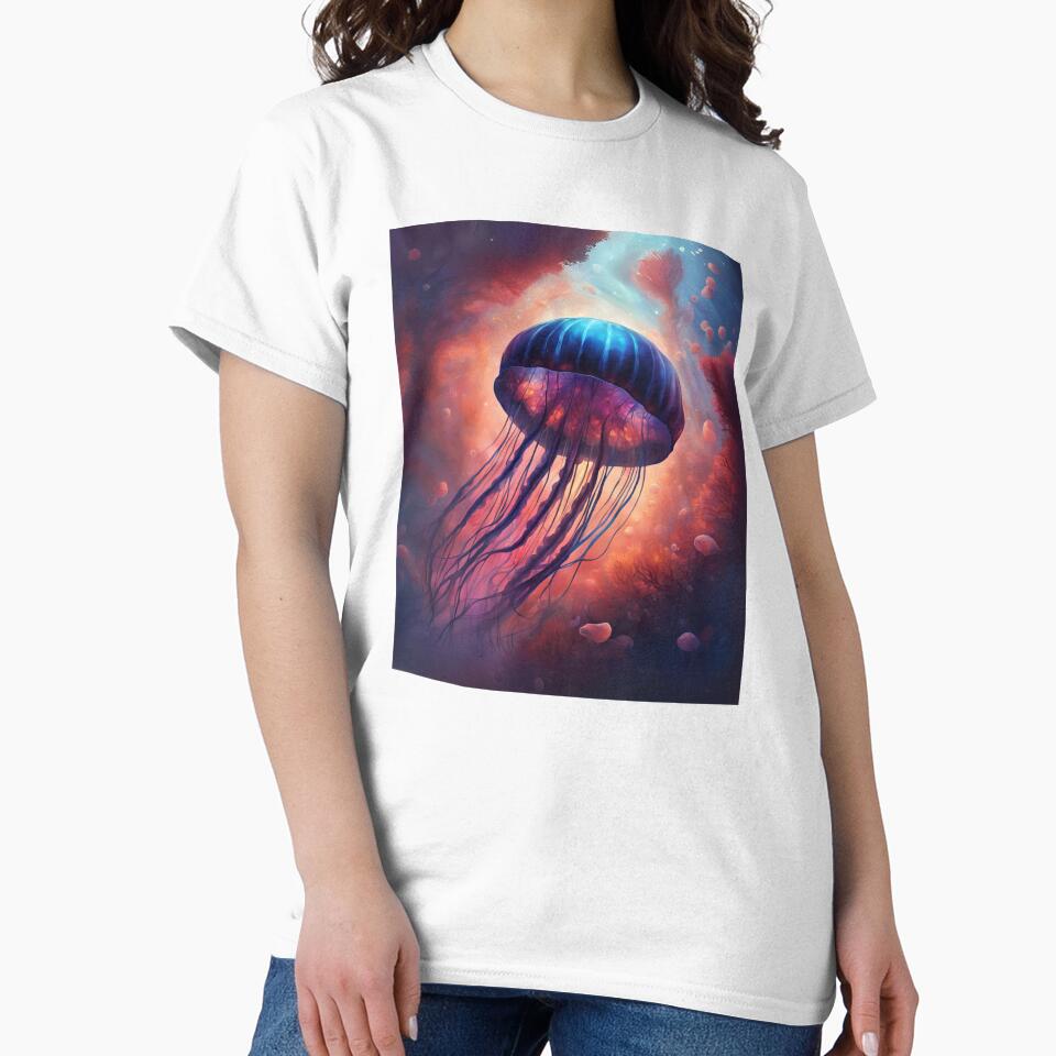 Dark Jellyfish Underwater by ureggie