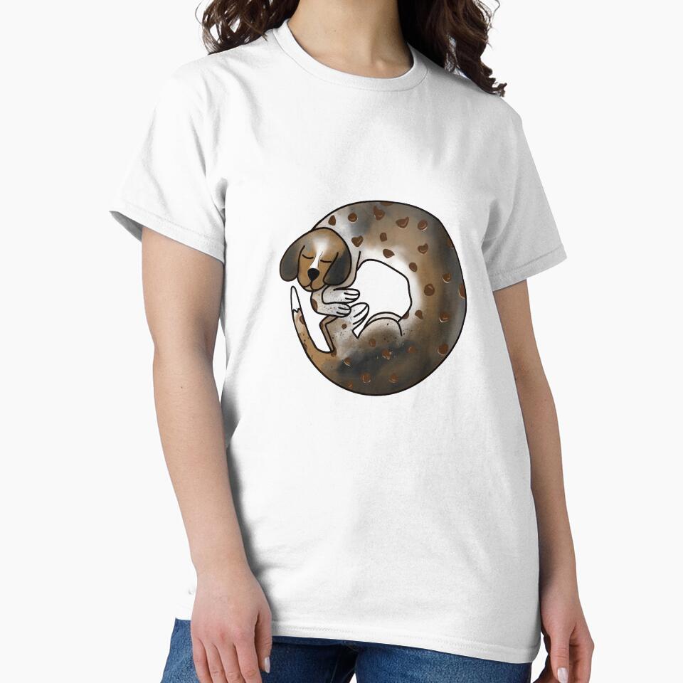 Blue Tick Chocolate Chip Beagle Bagel by Lacey Stonesifer
