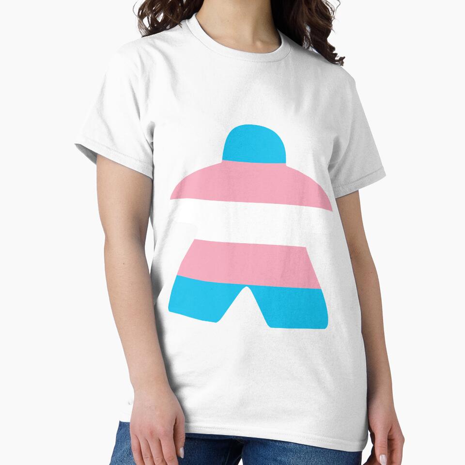 Trans Pride Flag Meeple by BeamGeeks