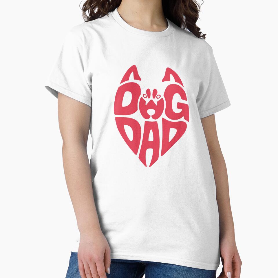 Proud Dog Dad Heart Logo by Philippa Shop