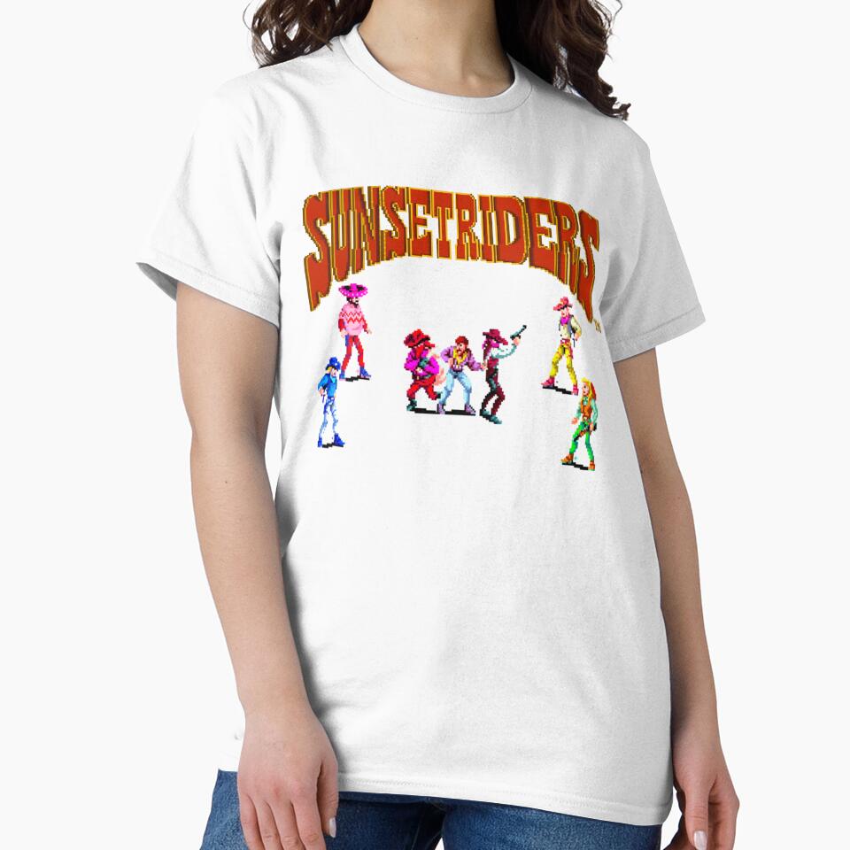 Sunset Riders Game by Retr0Tshirts