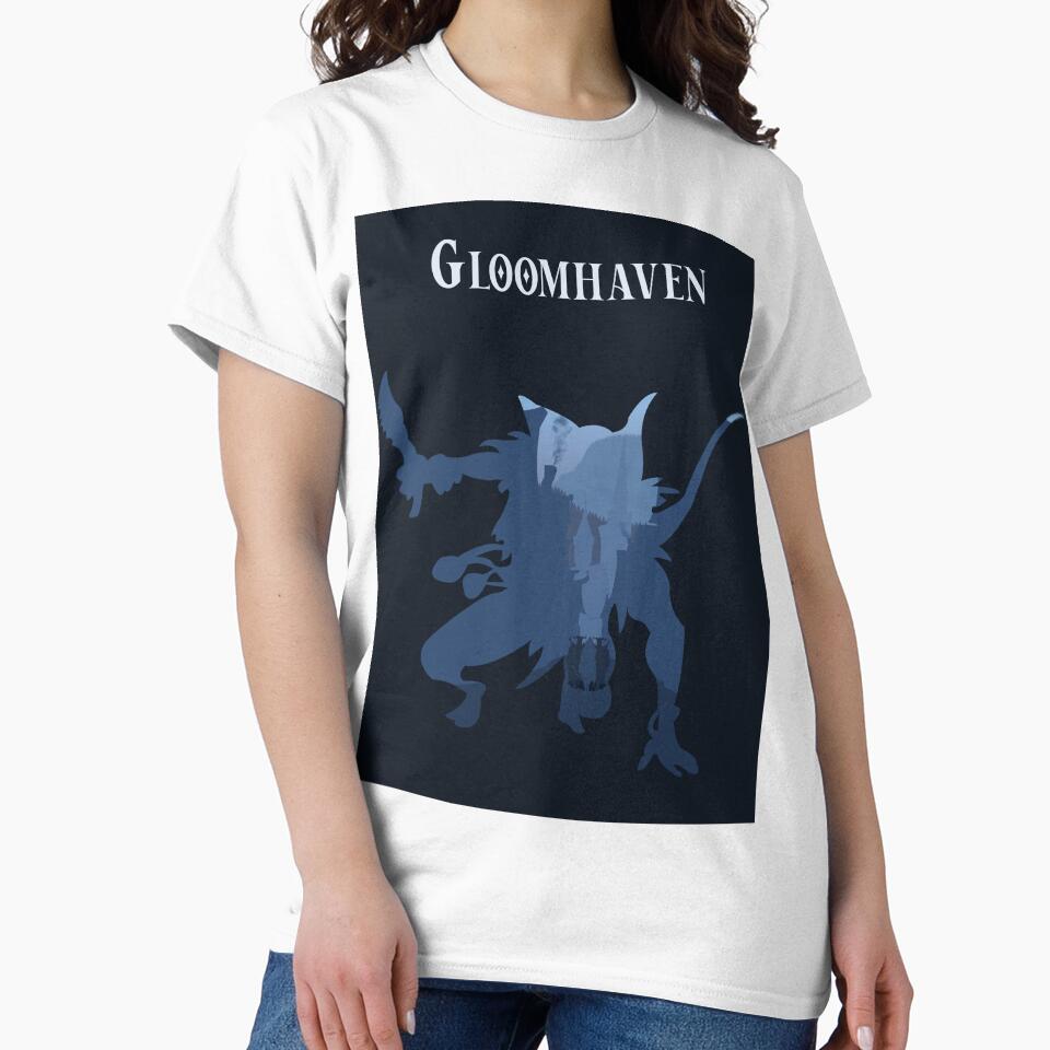 Gloomhaven Mindthief - Minimalist Silhouette Poster Style - Board Game Art by MeepleDesign