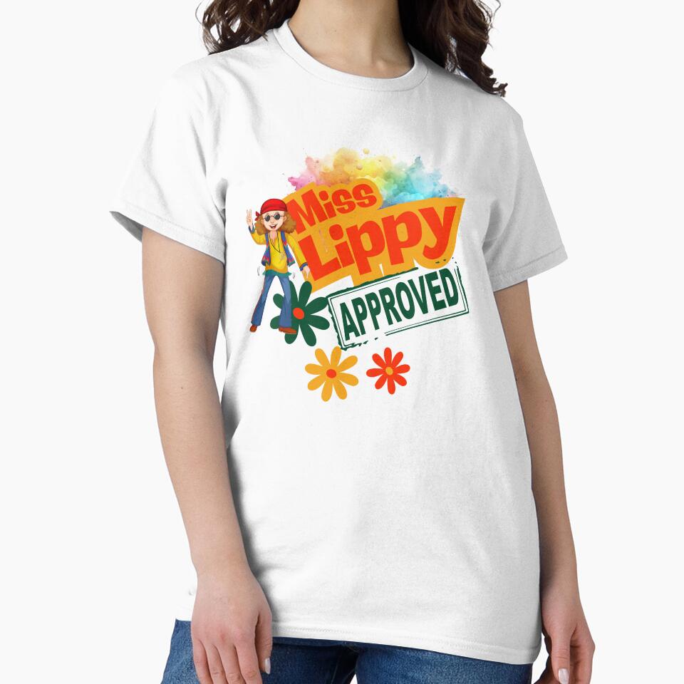 Miss Lippy Approved – Colorful Retro Teacher Vibes by SinFondoStudio