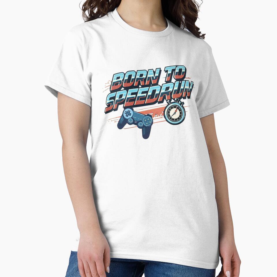 Born To Speedrun Dynamic Gamer Controller & Timer Art by PHRASEandSTYLE