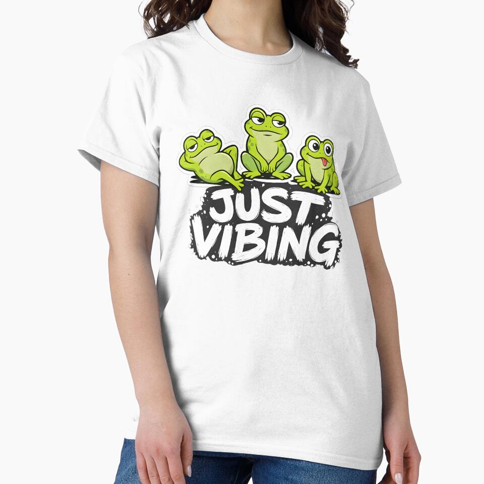 Just Vibing Frog Mood Energy by Dream-Fab