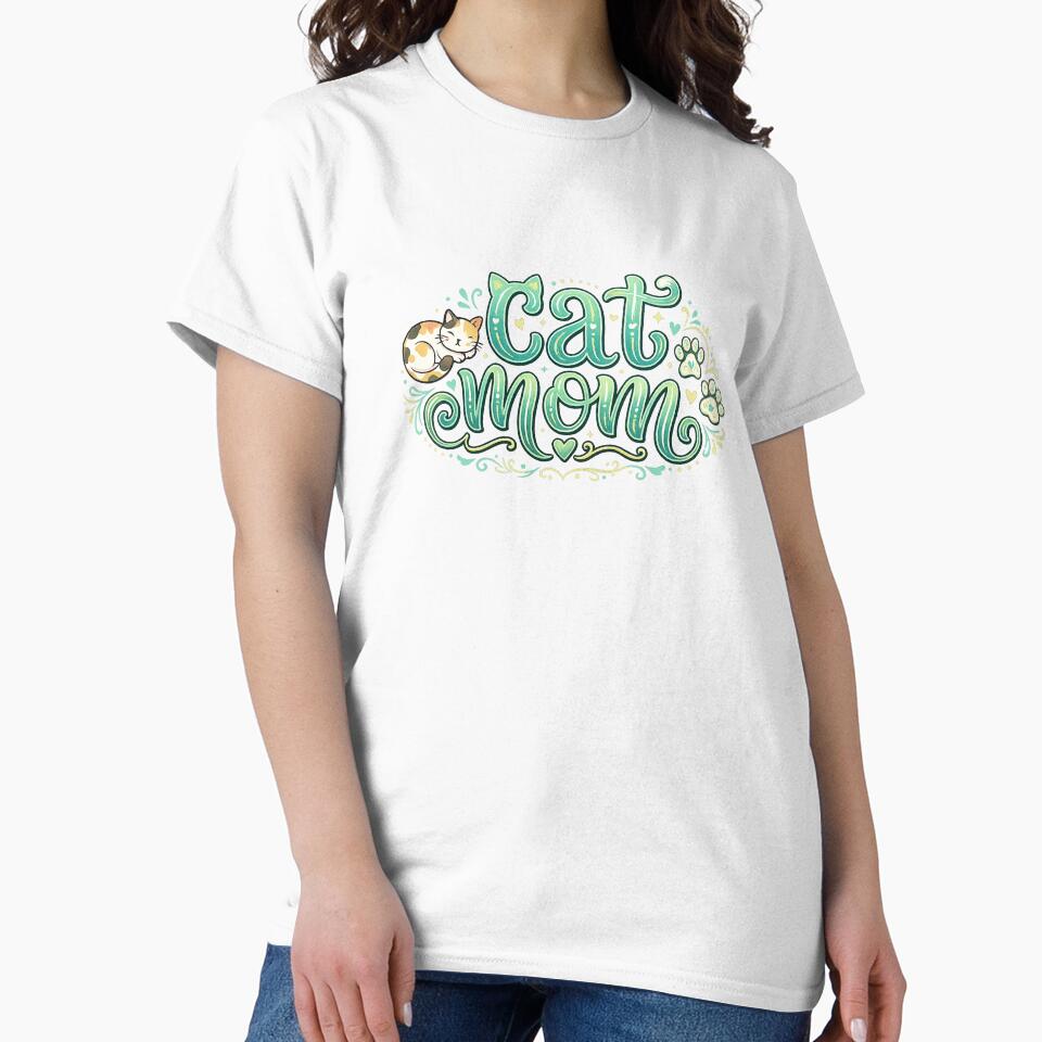 Cat Mom Cute Cat Lover Design | Cat Mama Gift for Pet Lovers by GenX369