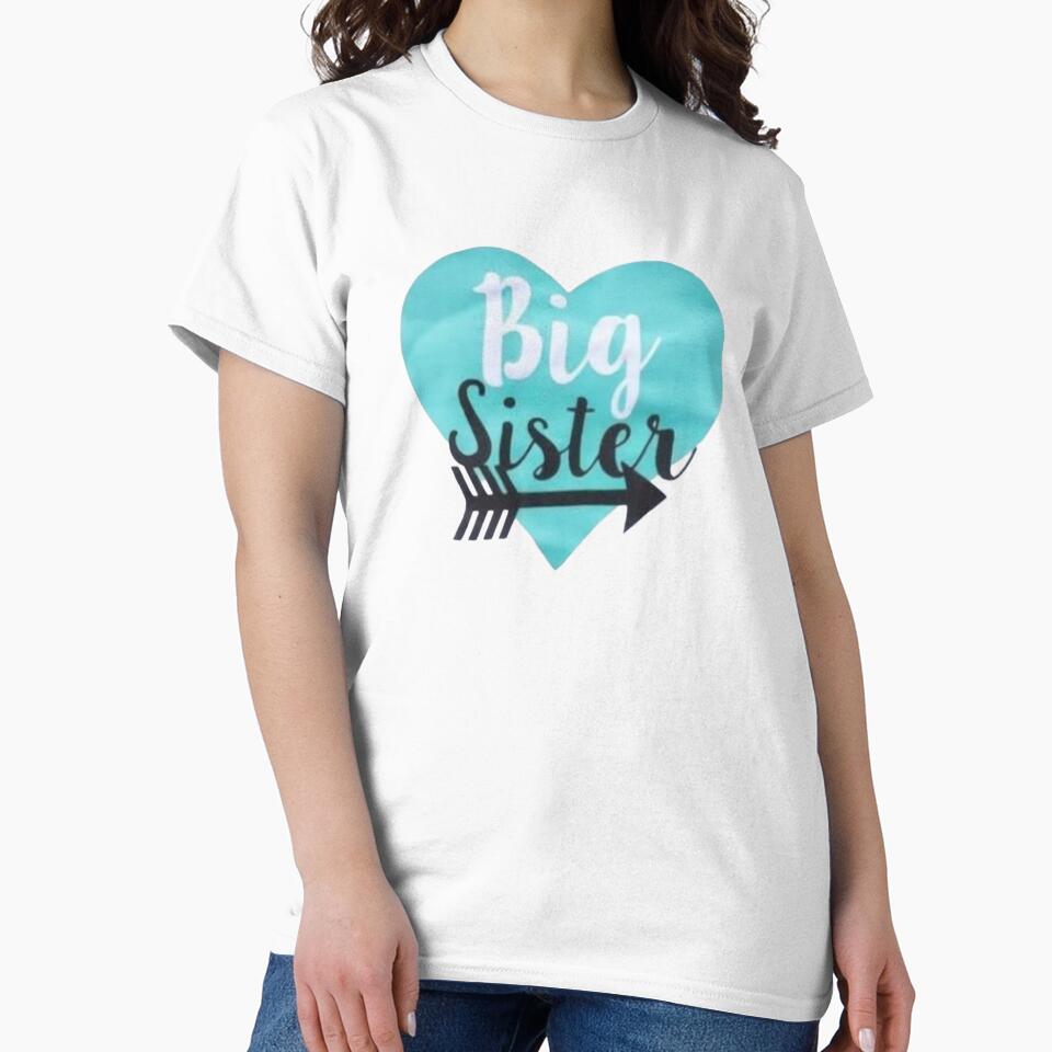 Big Sister Heart Sticker for Pregnancy Announcements by ZyVoAli